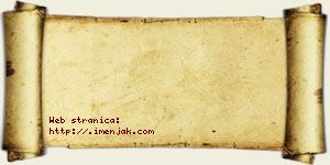 Isidor Belobabić vizit kartica